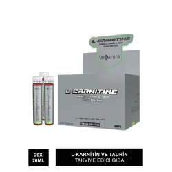 VeNatura L-karnitin ve Taurin Takviye Edici Gıda 25 ml x 20 adet Şişe