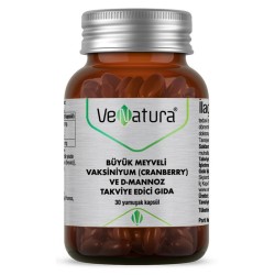VeNatura Cranberry ve D-Mannoz Takviye Edici Gıda 30 Yumuşak Kapsül