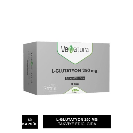 VeNatura L-Glutatyon 250 mg Takviye Edici Gıda 60 Yumuşak Kapsül