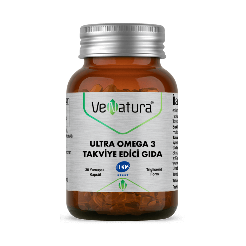 VeNatura Ultra Omega 3 Takviye Edici Gıda 30 Kapsül VeNatura Ultra Omega 3 Takviye Edici Gıda 30 Kapsül