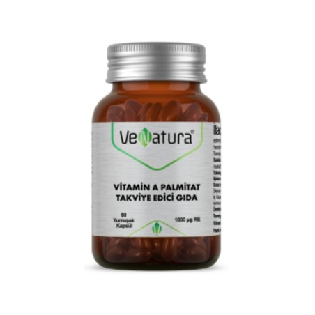 VeNatura Vitamin A Palmitat Takviye Edici Gıda 60 Yumuşak Kapsül