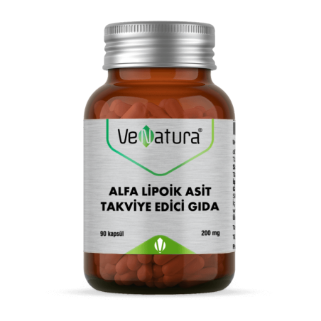 VeNatura Alfa Lipoik Asit Takviye Edici Gıda 90 Kapsül