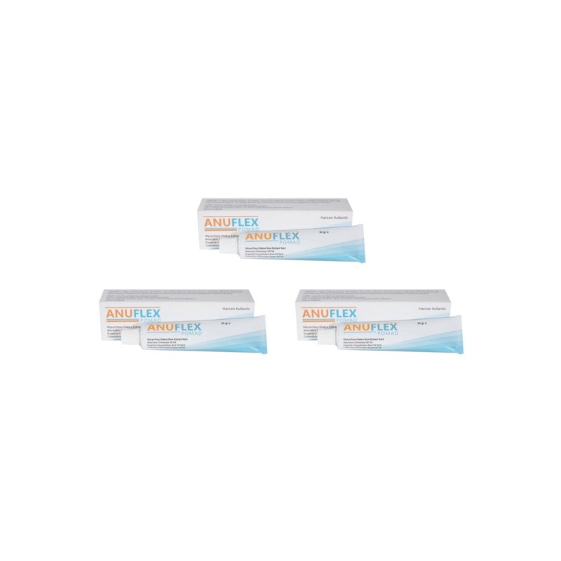 Anuflex Pomad 30 Gr x 3 Adet Anuflex Pomad 30 Gr x 3 Adet