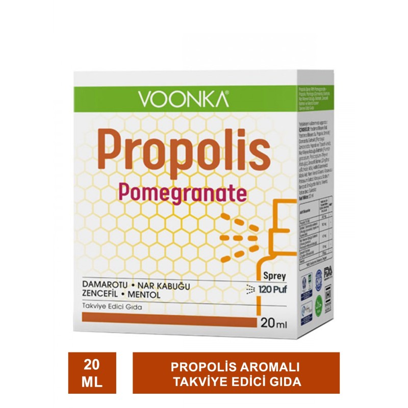 Voonka Propolis Pomegranate Sprey 20 ml