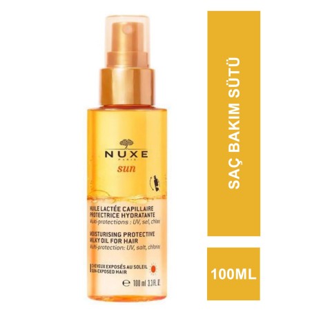 Nuxe Sun Huile Moisturising Protective Milky Oil 100 ml Nemlendirici ve Koruyucu Saç Bakım Sütü