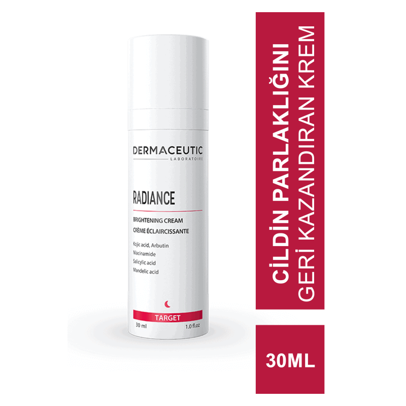 Dermaceutic Radiance Brightening  Aydınlatıcı Krem 30 ml (S.K.T 09-2024)