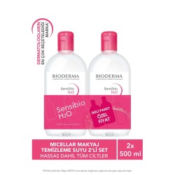 Bioderma Sensibio H2O İkiz Kofre 500 ml+500 ml