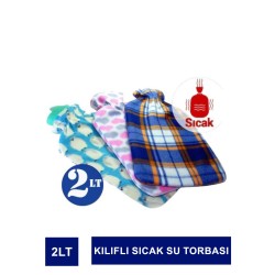 Termofor Kılıflı Sıcak Su Torbası 2 lt