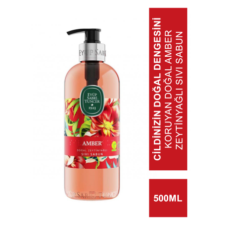 Eyüp Sabri Tuncer Doğal Zeytinyağlı Sıvı Sabun Amber 500 ml