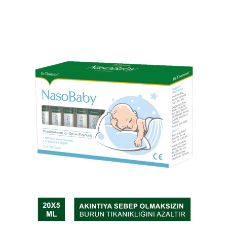 Dr. Thomson Naso Baby Serum Fizyolojik 5 ml x 20 Flakon (S.K.T 01-2025)
