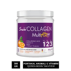 Suda Collagen Multiform Toz Kutu Portakal Aromalı 300 gr (S.K.T 01-2025)