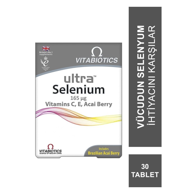 Vitabiotics Ultra Selenium 165mg 30 Tablet (S.K.T 02-2024)