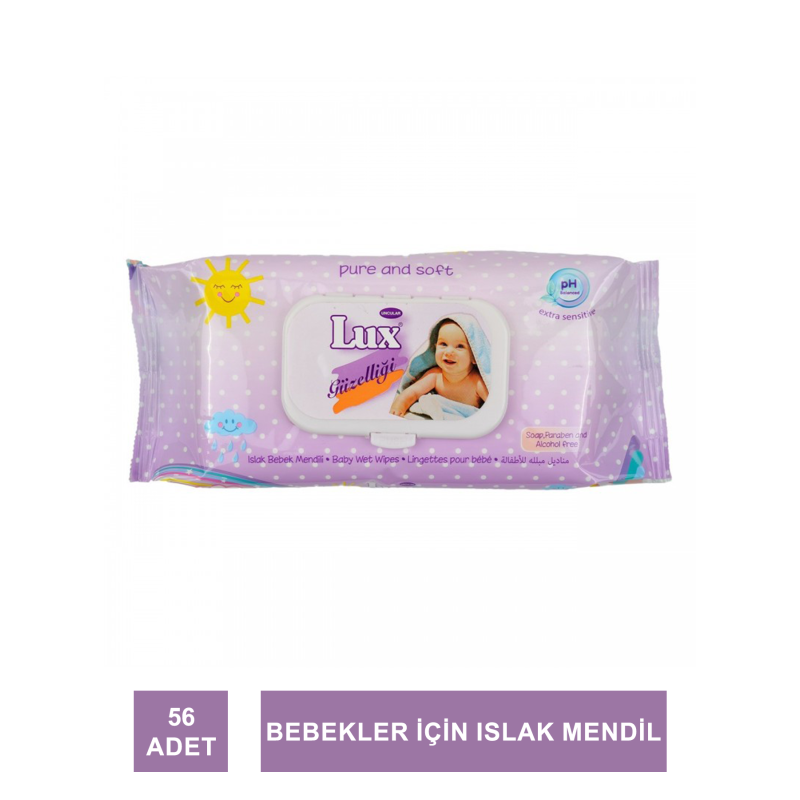 Lux Bebe Islak Mendili 56'lı Lux Bebe Islak Mendili 56'lı