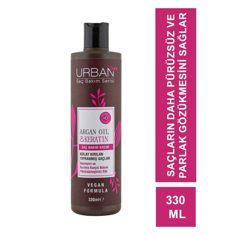 Urban Care Argan Oil & Keratin Saç Bakım Kremi 330 ml