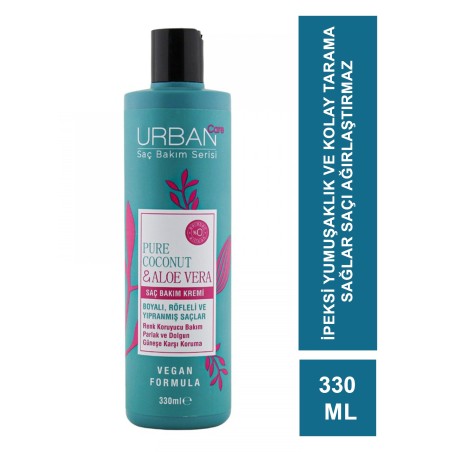Urban Care Pure Coconut & Aloe Vera Saç Bakım Kremi 330 ml
