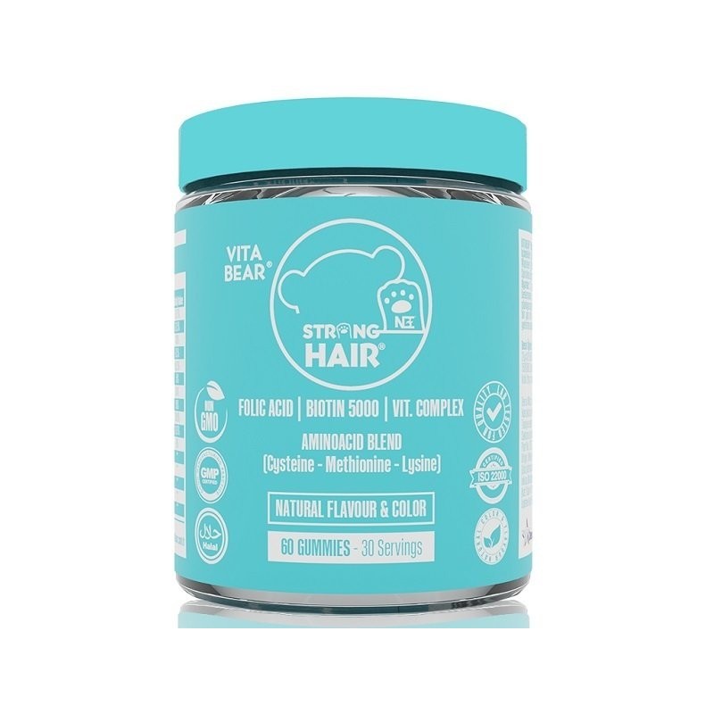 Vita Bear Strong Hair Gummy Vitamin 60 Adet