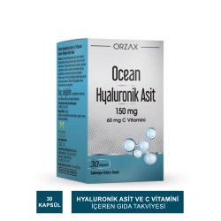 Ocean Hyaluronik Asit 150mg 30 Kapsül (S.K.T 08-2024)