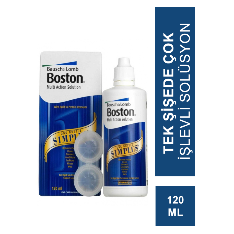 Boston Simplus Sert Lens Solüsyonu 120 ml