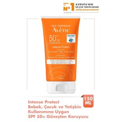 Avene İntense Protect Bebek, Çocuk ve Yetişkin Kullanımına Uygun SPF 50+Güneşten Koruyucu 150 ml