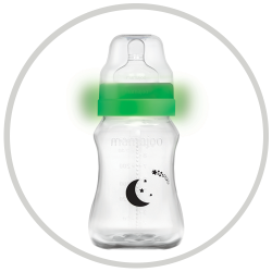 Mamajoo Gece & Gündüz Biberonu 270 ml & Anti-Kolik Biberon Emziği No:2 / M