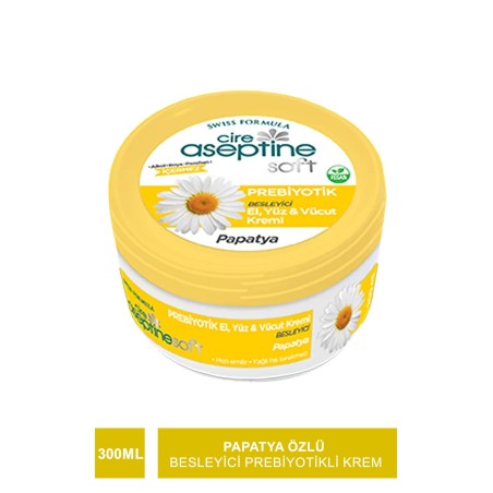 Cire Aseptine Soft Papatya Özlü Besleyici Prebiyotikli Krem 300 ml