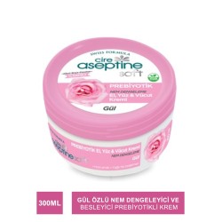 Cire Aseptine Soft Gül Özlü Nem Dengeleyici ve Besleyici Prebiyotikli Krem 300 ml