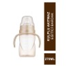 Mamajoo Kulplu Akıtmaz Eğitici Bardak Pearl 270 ml & Anti-Kolik Bardak Ucu (S.K.T 01-2027)