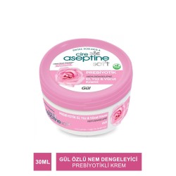 Cire Aseptine Soft Gül Özlü Nem Dengeleyici ve Besleyici Prebiyotikli Krem 30 ml