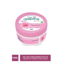 Cire Aseptine Soft Gül Özlü Nem Dengeleyici ve Besleyici Prebiyotikli Krem 100 ml
