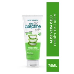 Cire Aseptine Soft Aloe Vera Özlü Rahatlatıcı Besleyici Prebiyotikli Krem 75 ml
