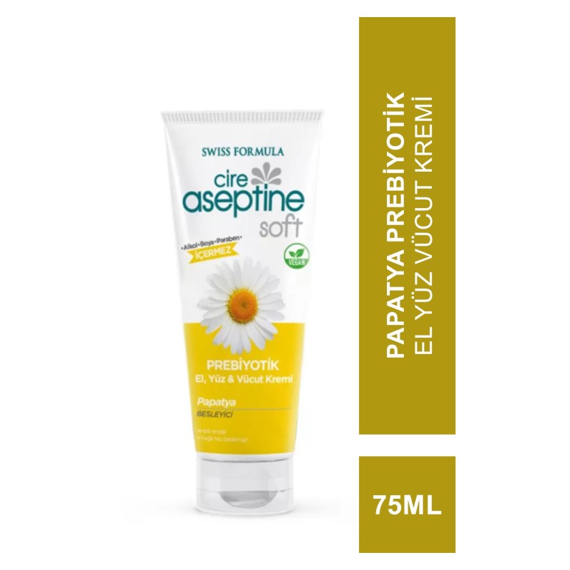 Cire Aseptine Soft Prebiyotik El Yüz Vücut Kremi Papatya 75 Ml