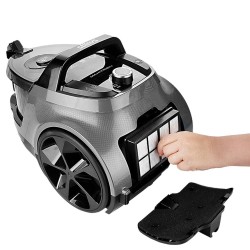 STİLEVS MAXTRON SET12341 GRİ- SİYAH TOZ TORBASIZ ELEKTRİKLİ SÜPÜRGE