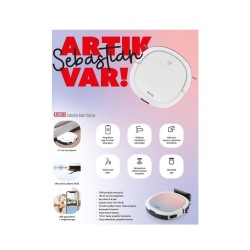 ROBOT KİNG KRS-360 SEBASTİAN RENKLİ AKILLI ROBOT SÜPÜRGE