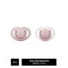 Mamajoo Sterilizasyon & Saklama Kutulu Powder Pink Desenli İkili Ortodontik Emzik 12 Ay+ (S.K.T 02-2027)