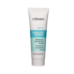 Cosmed Complete Benefit Matlaştırıcı Dengeleyici Krem spf 15  50 ml