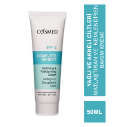 Cosmed Complete Benefit Matlaştırıcı Dengeleyici Krem spf 15  50 ml