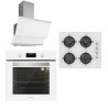Silverline Beyaz Ankastre Set