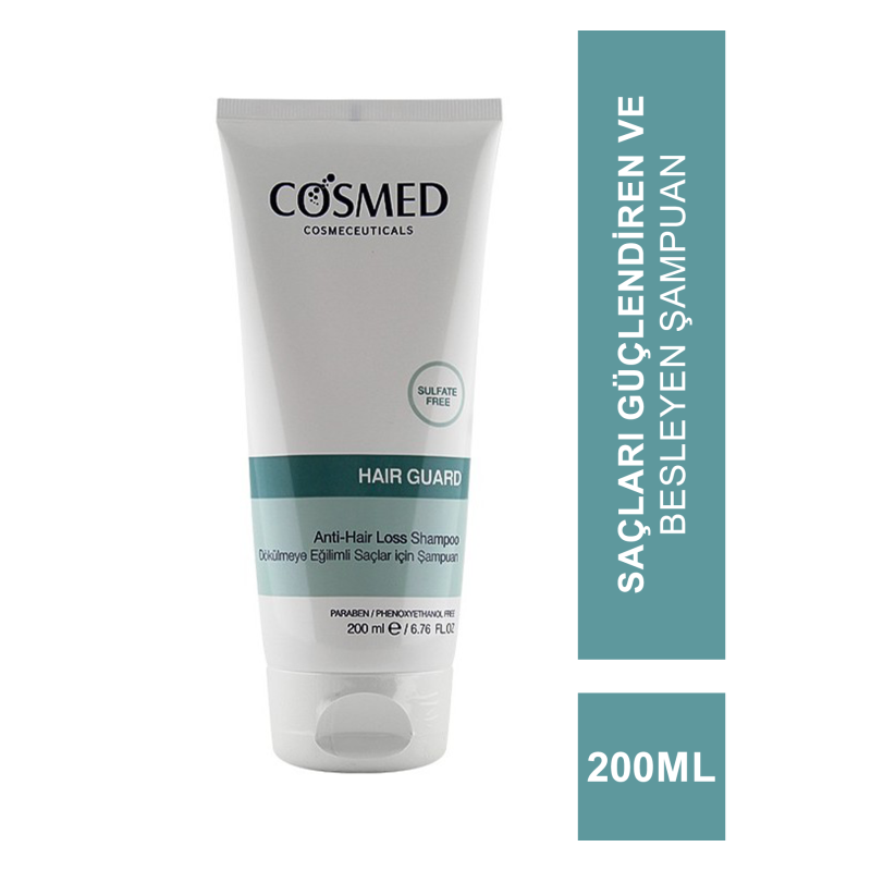 Cosmed Hair Guard Anti-Hair Loss Shampoo Yenilemeye Yardımcı Şampuan 200 ml