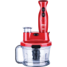Stilevs Mago Pro 1500W Kırmızı & Siyah Multi Blender Seti