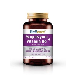 Wellcare Magnezyum B6 Vitamini 60 Tablet