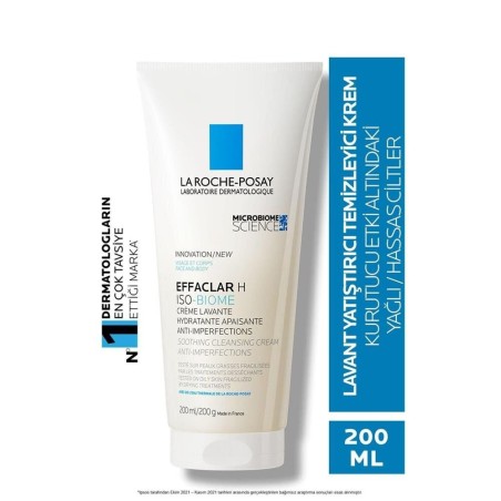 La Roche Posay Effaclar H Iso-Biome Lavant Temizleyici Krem 200 ml