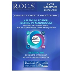 Rocs Aktif Kalsiyum Beyazlatıcı Diş Macunu 75 ml