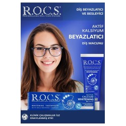 Rocs Aktif Kalsiyum Beyazlatıcı Diş Macunu 75 ml