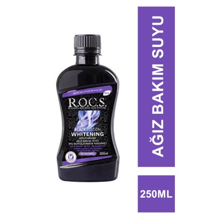 Rocs Black Edition Whitening Ağız Bakım Suyu 250 ml