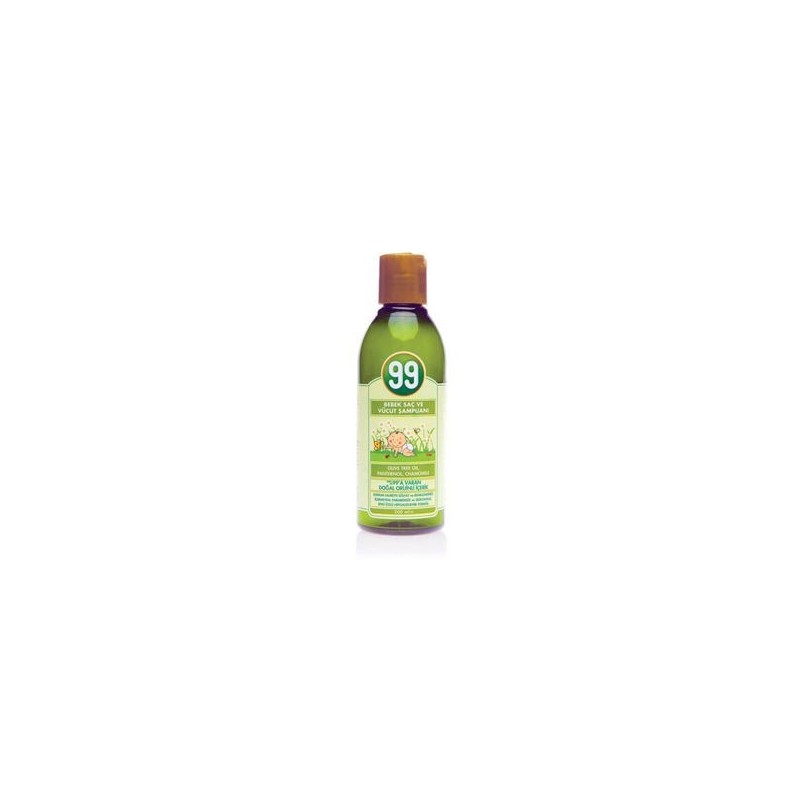99 Bebek Saç ve Vücut Şampuanı 200 ml 99 Bebek Saç ve Vücut Şampuanı 200 ml