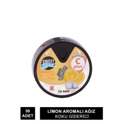 Sweet Fresh Limon Aromalı Ağız Koku Giderici 50 Adet (S.K.T 10-2023)
