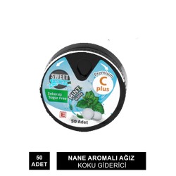 Sweet Fresh Nane Aromalı Ağız Koku Giderici 50 Adet (S.K.T 10-2023)