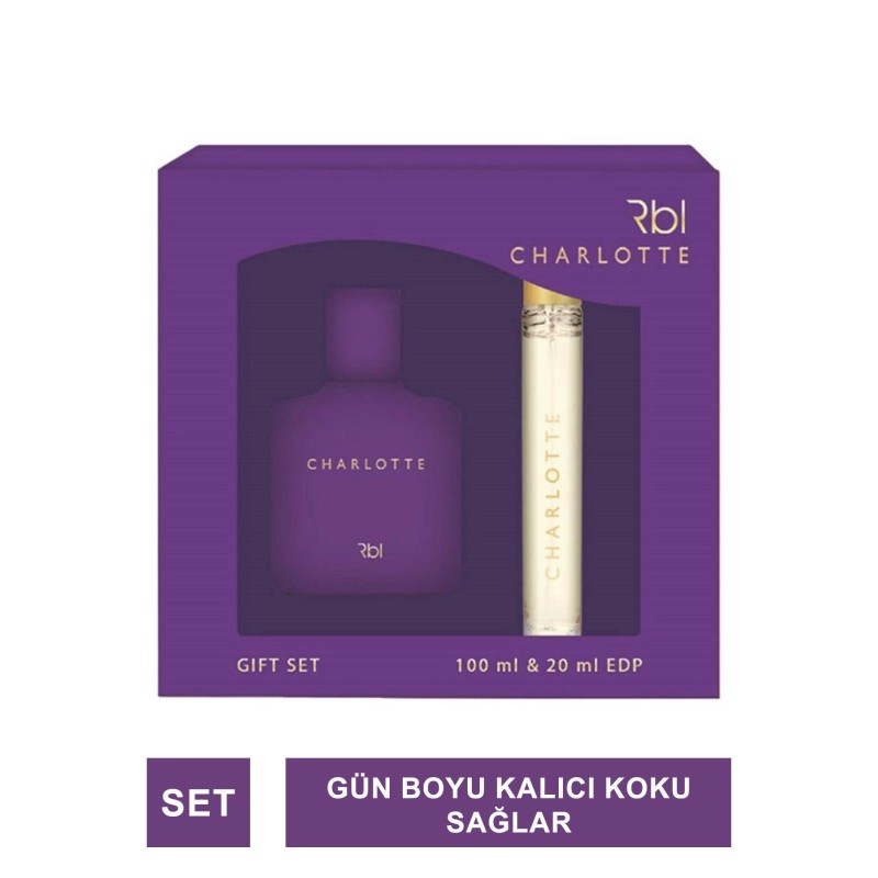 Rebul Charlotte Edp 100+20 ml Kadın Parfüm Set