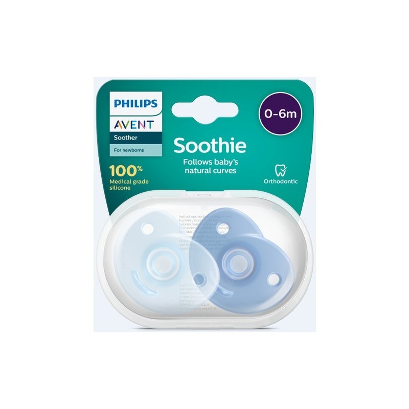 Philips Avent Soothie 2'li Emzik ( Erkek ) SCF099/21 0-6 Ay