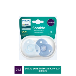 Philips Avent Soothie 2'li Emzik ( Erkek ) SCF099/21 0-6 Ay